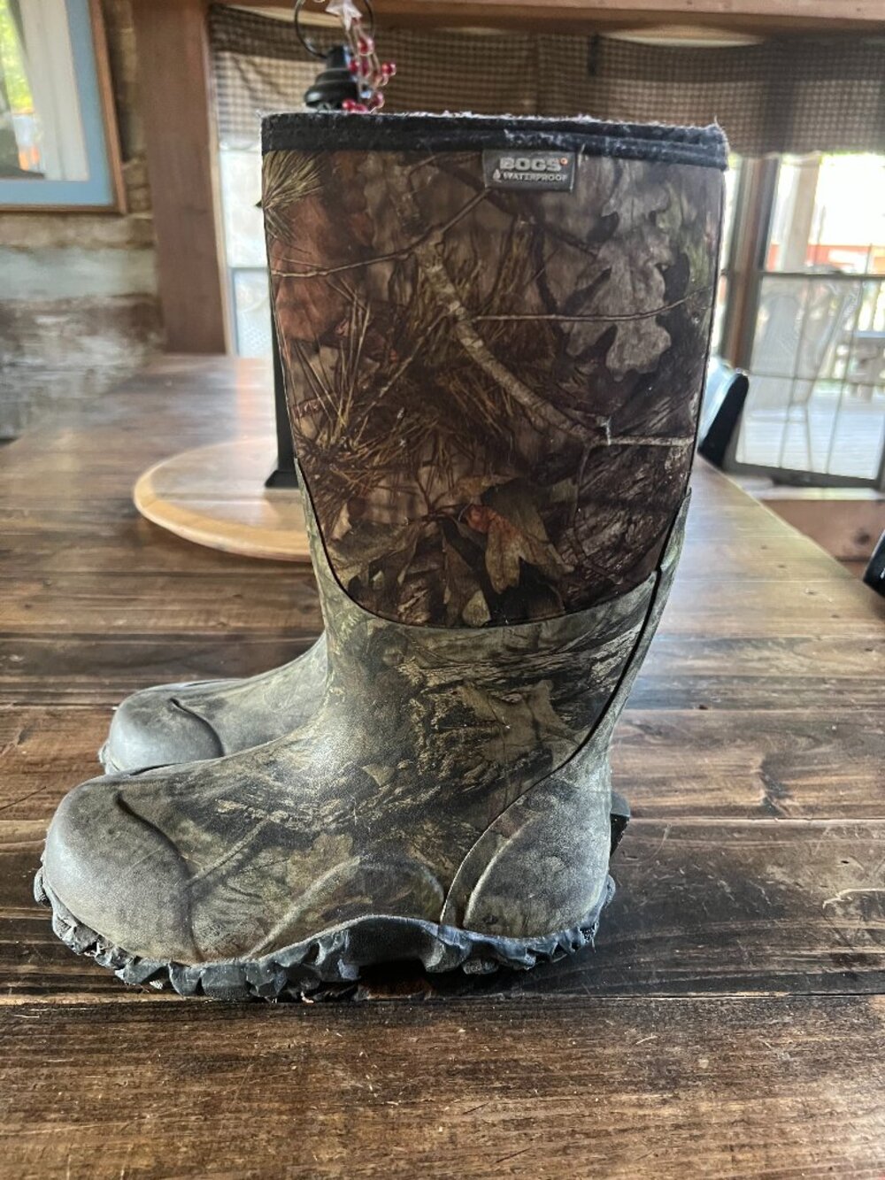 Bogs Mens Classic High Mossy Oak Camo Waterproof Insulated Winter Boots Size 7